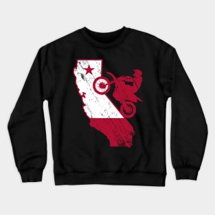 California Supercross Redline Wheelie Co Crewneck Sweatshirt